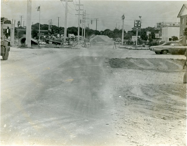 Unidentified street torn up