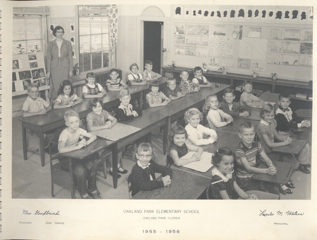 Oakland Park Elementary School Kathryn Goodbread second grade class