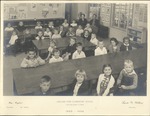 Class photo Oakland Park Elementary School Virginia E. Rigsbee first grade, 1956