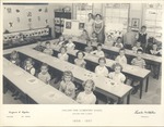 Class photo Oakland Park Elementary School Virginia E. Rigsbee first grade, 1957