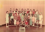 color class photo Oakland Park Elementary School Virginia E. Rigsbee and Mrs. Bagwell First Grade Classes 1967-1968