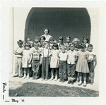 Class photo Oakland Park School, teacher,  Virginia Rigsbee(?) 1955