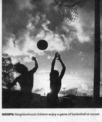 Kids playing basket ball