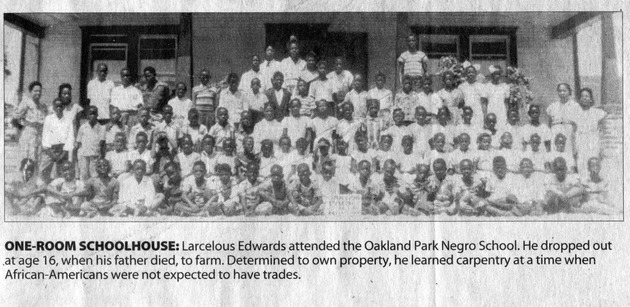 Oakland Park Negro School--Later titled Carter Woodson School
