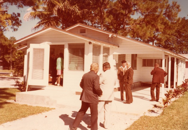 Visitors at Pioneer House