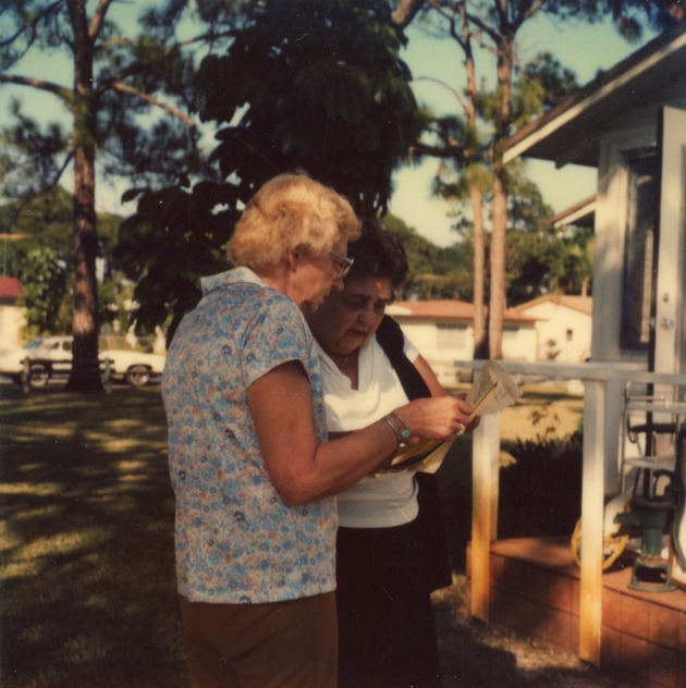 Evelyn Moore and Darleen Mitchell