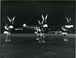 Cheerleaders at night game