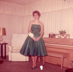 [1963] Gail Goodbread in semi-formal dress