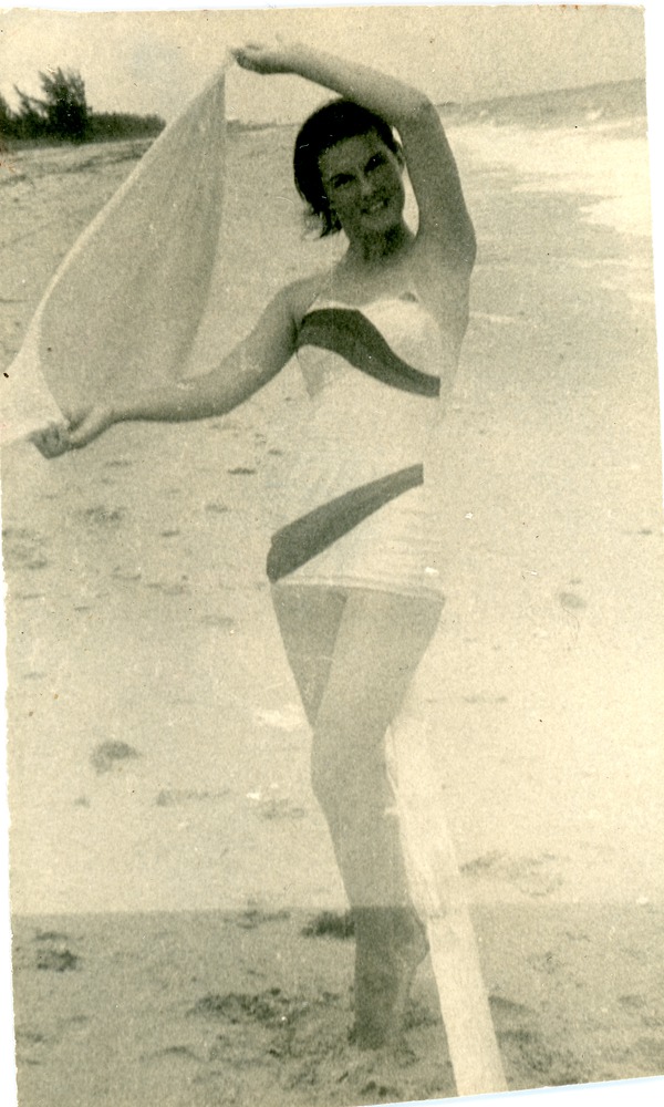 Gail Goodbread at the Beach