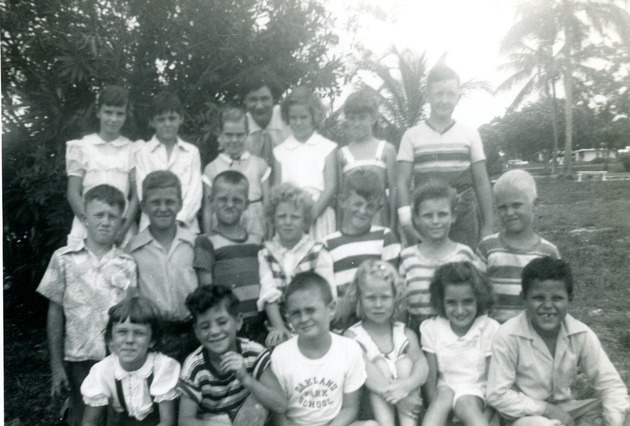 Mrs. Phelps and second grade class, 1952-1953