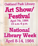 [1984] Oakland Park Library Scrapbook, 1984