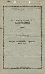 [1923/1948] Abstracts of Title to all Lands and Lots in the County of Broward
