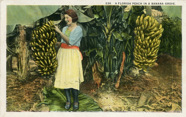 A Florida Peach in a Banana Grove, 1925