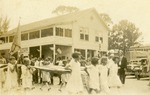 [1924] Parade at the corner of southwest corner of US1 and Ocean Avenue.