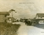 [1913/1917] Car driving down Ocean Avenue, Boynton Beach, Florida, c. 1915