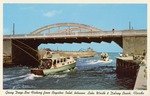[1955/1965] Fishing boats leaving the inlet, c. 1960
