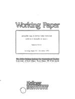 [1983-12-01] Working Paper: Anotacoes para um Estudo Sobre Populismo Catolico e Educacao no Brasil