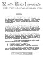 [1956-05-30] Union Internationale des Democrates Chretiens