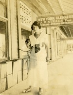 Harper woman shopping, c. 1918