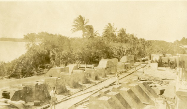 Construction materials for Boynton Inlet, 1925