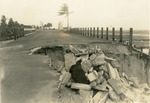 Damaged Ocean Boulevard near Boynton Inlet, 1927