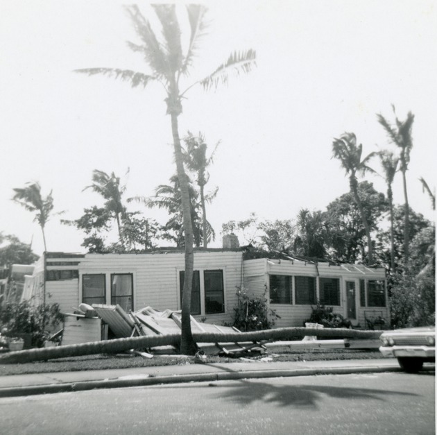 Chadwell house after tornado, 1964