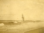[1909] Barque Coquimbo aground near Boynton Beach, Florida, 1909