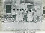 Boynton School ninth grade class with principal Charles Nixon, 1913-1914