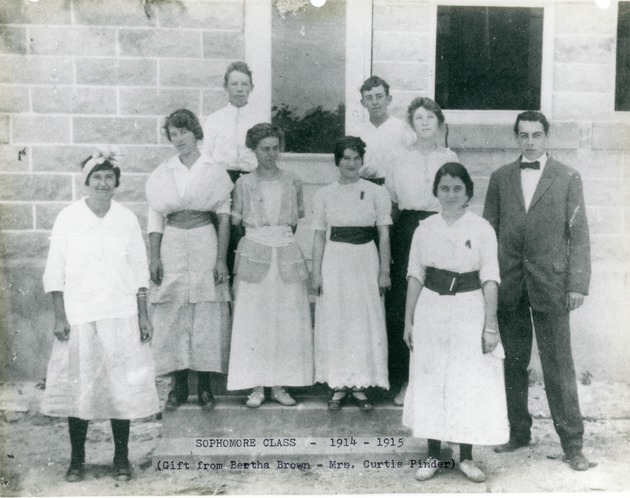 Boynton School Sophmore Class, 1914-1915