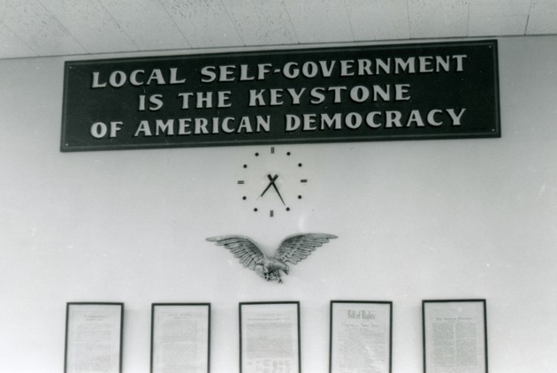 Local self-government is the keystone of American democracy, 1968