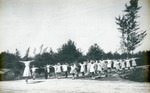 [1942/1945] School exercise class, c. 1940