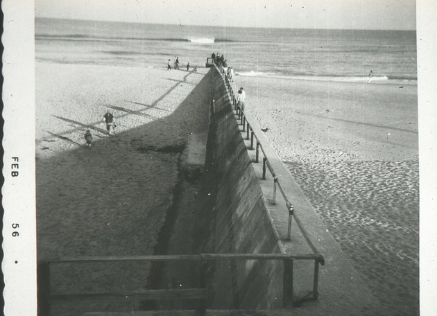 Boynton Inlet filled with sand, 1956
