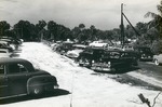Parking lot at Lantana beach, c. 1950