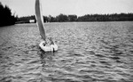 [1943/1947] Sailboating Lake Worth, c. 1945