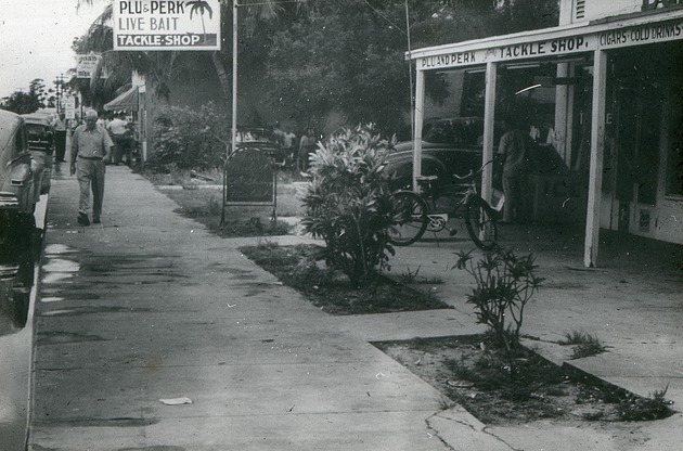 Plu and Perk Live Bait shop, c. 1946