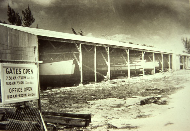 Lantana boatyard storage, 1946