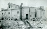 Kelsey City building after the 1928 or 1926 hurricane, c. 1926