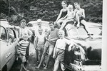 Harry Kelsey with his grandchildren, c. 1955