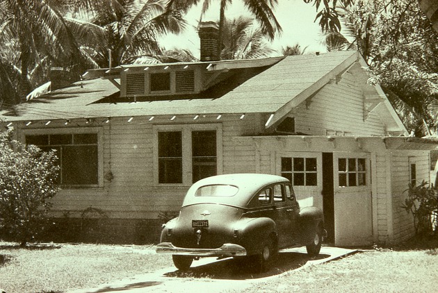 Holmes home in Lantana, Florida, 1946