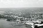 Aerial view of Lantana Florida, c. 1970s