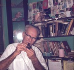 Frank Lyman at shell shop, 1971
