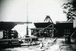 Building of the Lantana bridge, 1925