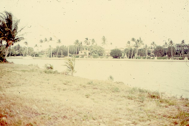 Looking east to the Vanderbilt house, 1975