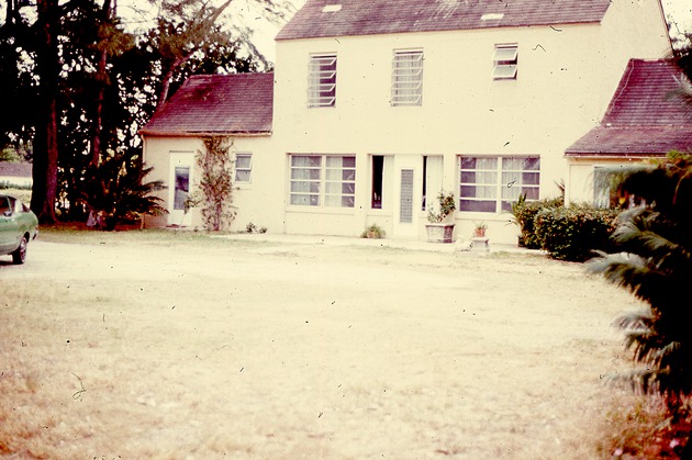 Gatehouse to Vanderbilt's house on Manalapan, 1975