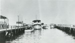 Boats at dock, c. 1905