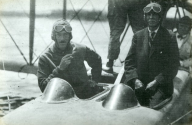 Seaplane aviators, c. 1920