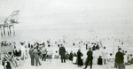 Lake Worth beach on Christmas Day, 1925