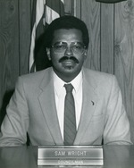 Sam Wright, Boynton Beach Council member, 1981