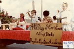 Children on float in the Boynton Beach Florida holiday parade, 1982