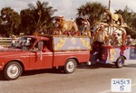 Lantana Lions Club in the Boynton Beach Florida holiday parade, 1982